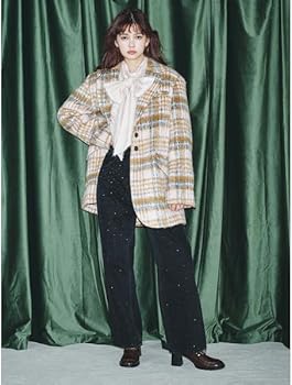 Amazon | [リリーブラウン] [L.B CANDY STOCK]ビジューデニムパンツ